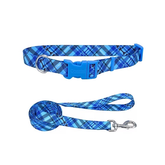 ACC-028 COLLAR Y TIRAPERRO PET ATTIRE – CELESTE - Imagen 1