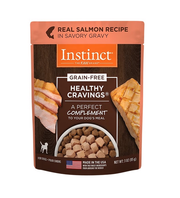 ALI-112 INSTINCT HEALTHY CRAVINGS SALMON FOR DOGS - POUCHES - Imagen 1