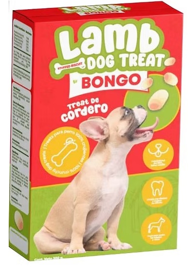 ALI-153 BONGO LAMB DOG TREAT - Imagen 1