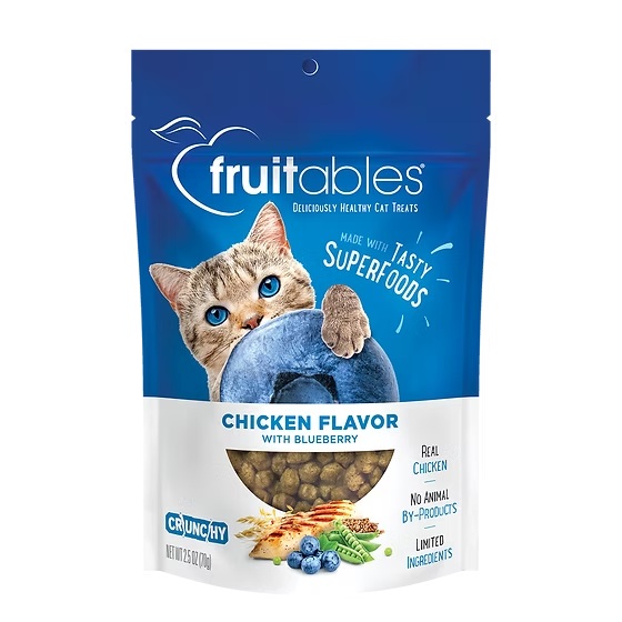 ALIG-084.1 FRUITABLES CAT TREATS CHICKEN WITH BLUEBERRY - POLLO CON ARÁNDANOS - Imagen 1